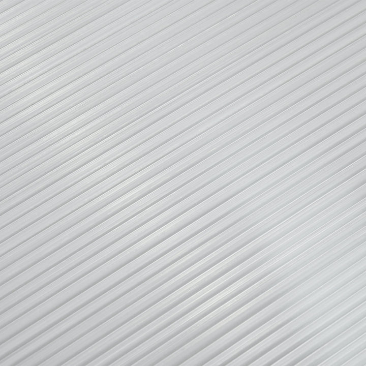 14 Pieces Polycarbonate Sheets, 121 x 61 x 0.4cm Twin-Wall Plastic Roofing Sheets, 10m² Replacement Greenhouse Panels, Waterproof and UV Protection, Clear
