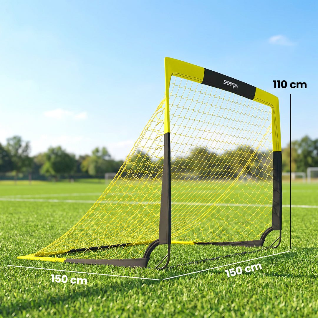 Pop Up Football Goal, Portable Folding Football Net with Carry Bag, 4 