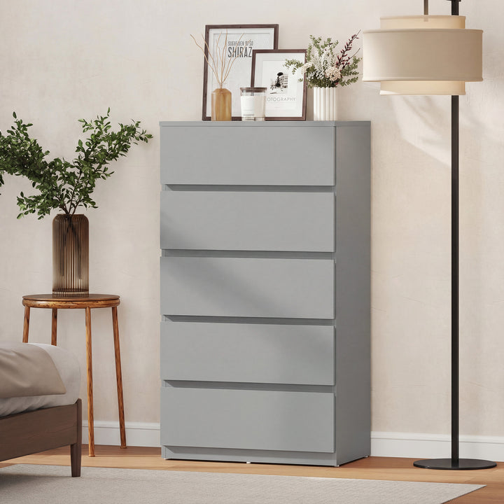 Chest of Drawers, 5-Drawer Storage Cabinets, Modern Dresser, Storage D