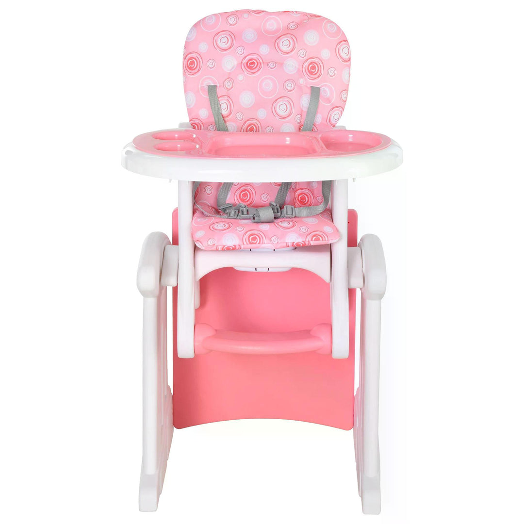 MCL HDPE 3-in-1 Baby Booster High Chair Pink
