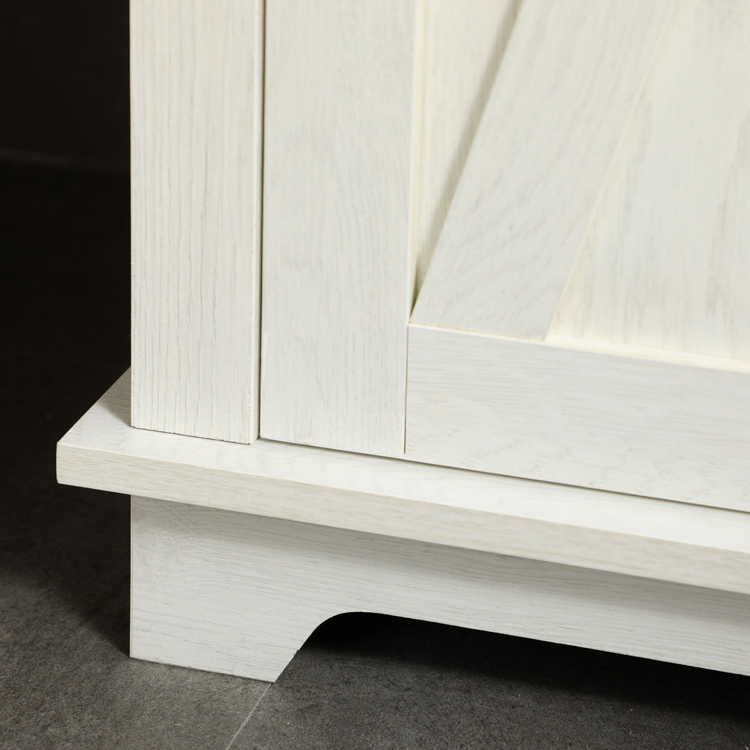 Bathroom Cabinet, Tall Storage Cabinet with Door and Adjustable Shelves, 39.5 x 30 x 160 cm, White