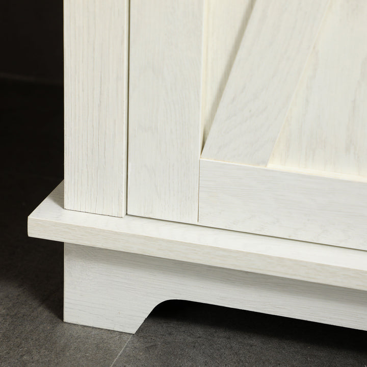 Bathroom Cabinet, Tall Storage Cabinet with Door and Adjustable Shelves, 39.5 x 30 x 160 cm, White