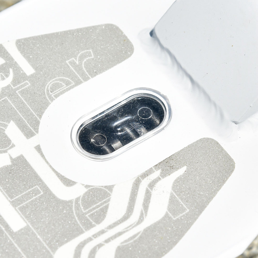 MCL Folding Kick Scooter, Adjustable Ride On Scooter with 200mm Big Wheels and Double Shock Absorption, Urban Scooter for 14+ Teens Adult, White