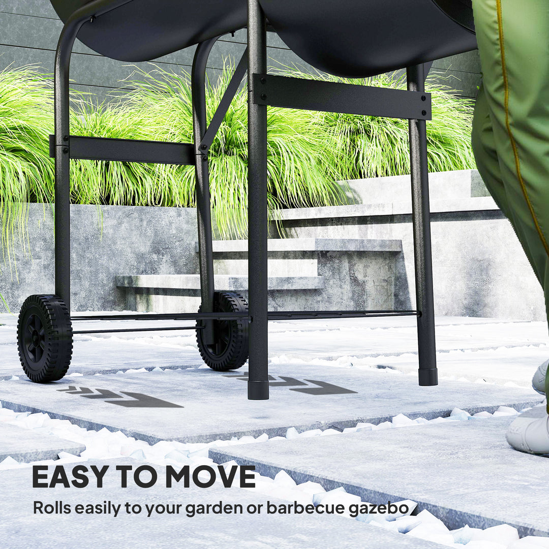 Barbecue Grill Portable Outdoor Charcoal BBQ Grill with Offset Smoker 