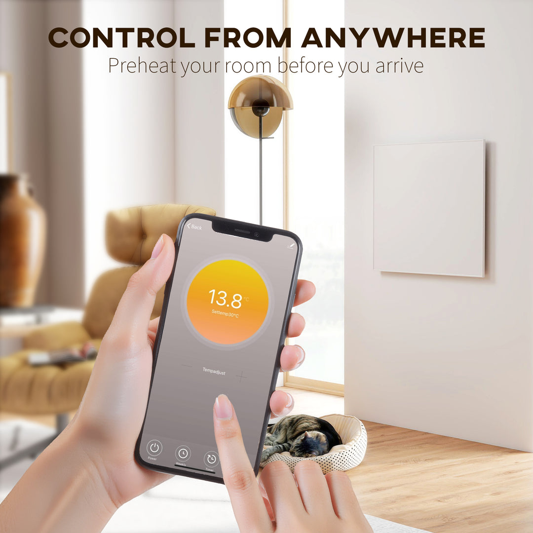 MCL Wifi Smart Electric Heater, Far Infrared, Wall Mounted - 520W