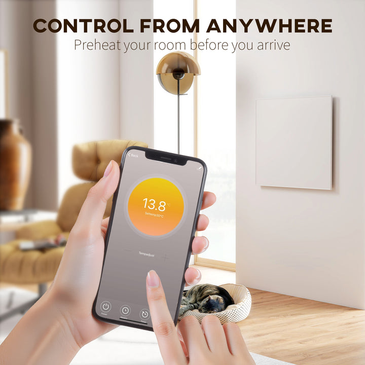 MCL Wifi Smart Electric Heater, Far Infrared, Wall Mounted - 520W