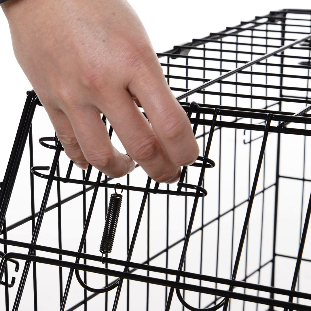 MCL Trapeze Collapsible Dog Pet Travel Box Cage Removable Tray 77 x 47 x 55cm