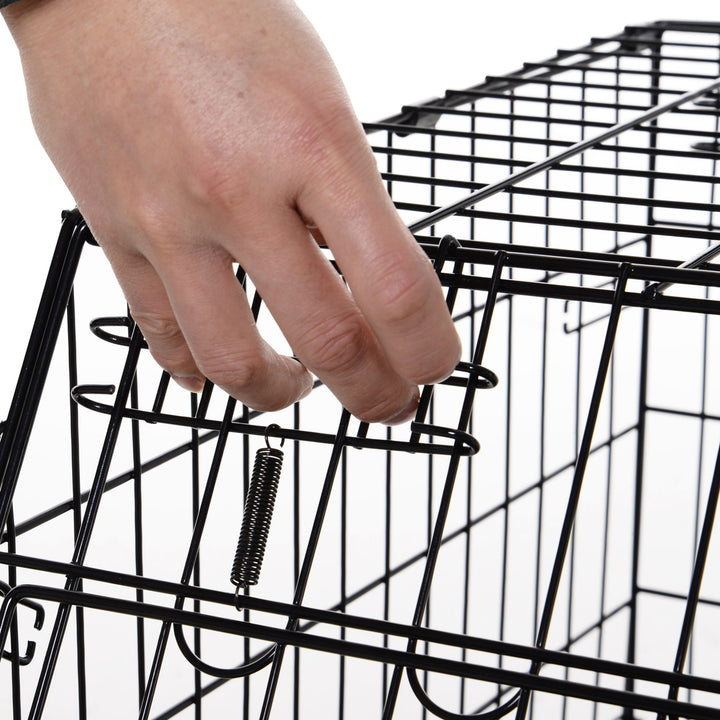 MCL Trapeze Collapsible Dog Pet Travel Box Cage Removable Tray 77 x 47 x 55cm