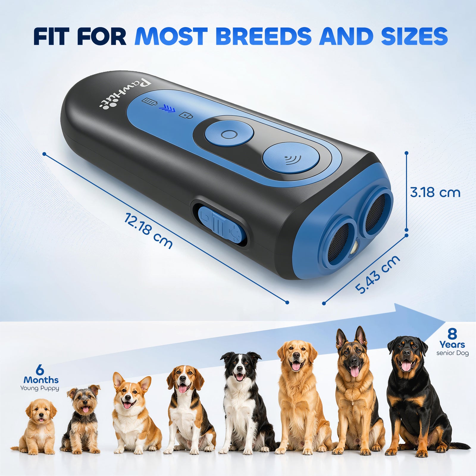 Anti Barking Device for Dogs, Ultrasonic Stop Dog Barking Device with 
