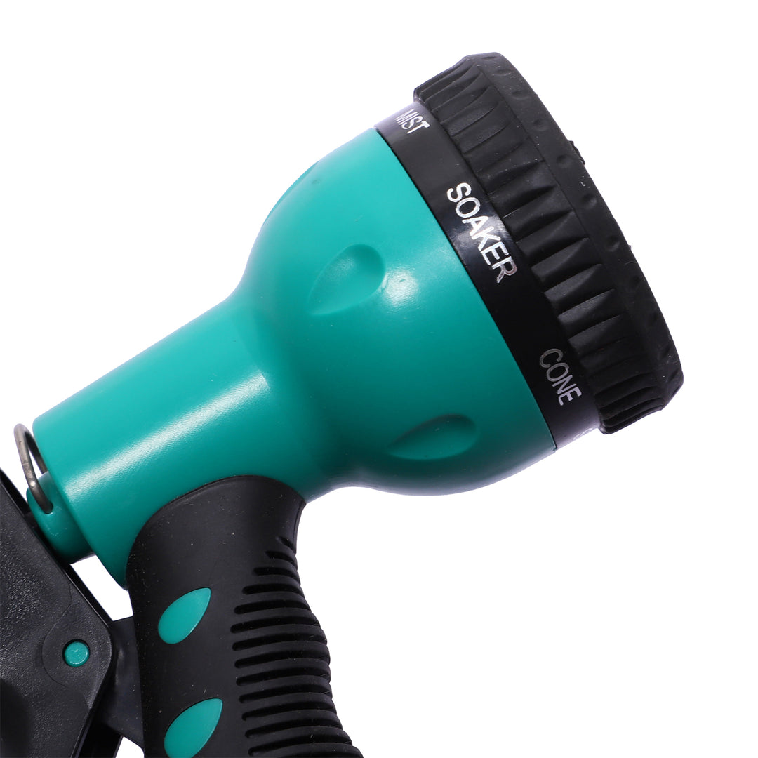 MCL 15m Garden Auto Hose Reel Wall Mounted Retractable 7 Patterns Spray Nozzle