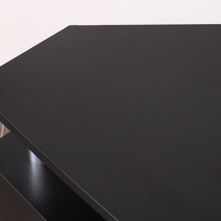 TV Unit Cabinet for TVs up to 55 Inches with Storage Shelves and Cupboard, Entertainment Centre for Living Room, Black
