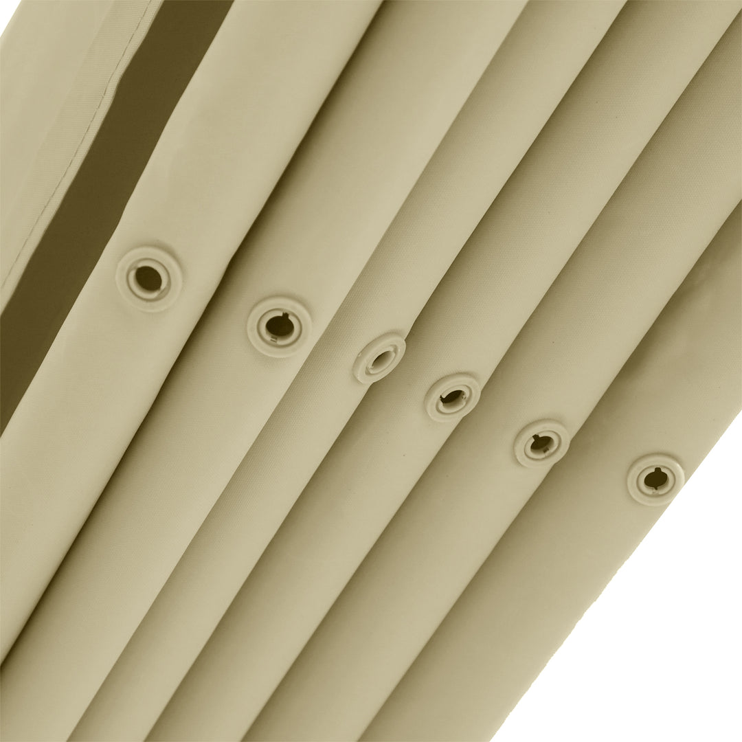 MCL 3.5M X 3.5M Metal Pergola Gazebo Awning Retractable Canopy Outdoor Garden Sun Shade Shelter Marquee Party BBQ, Beige