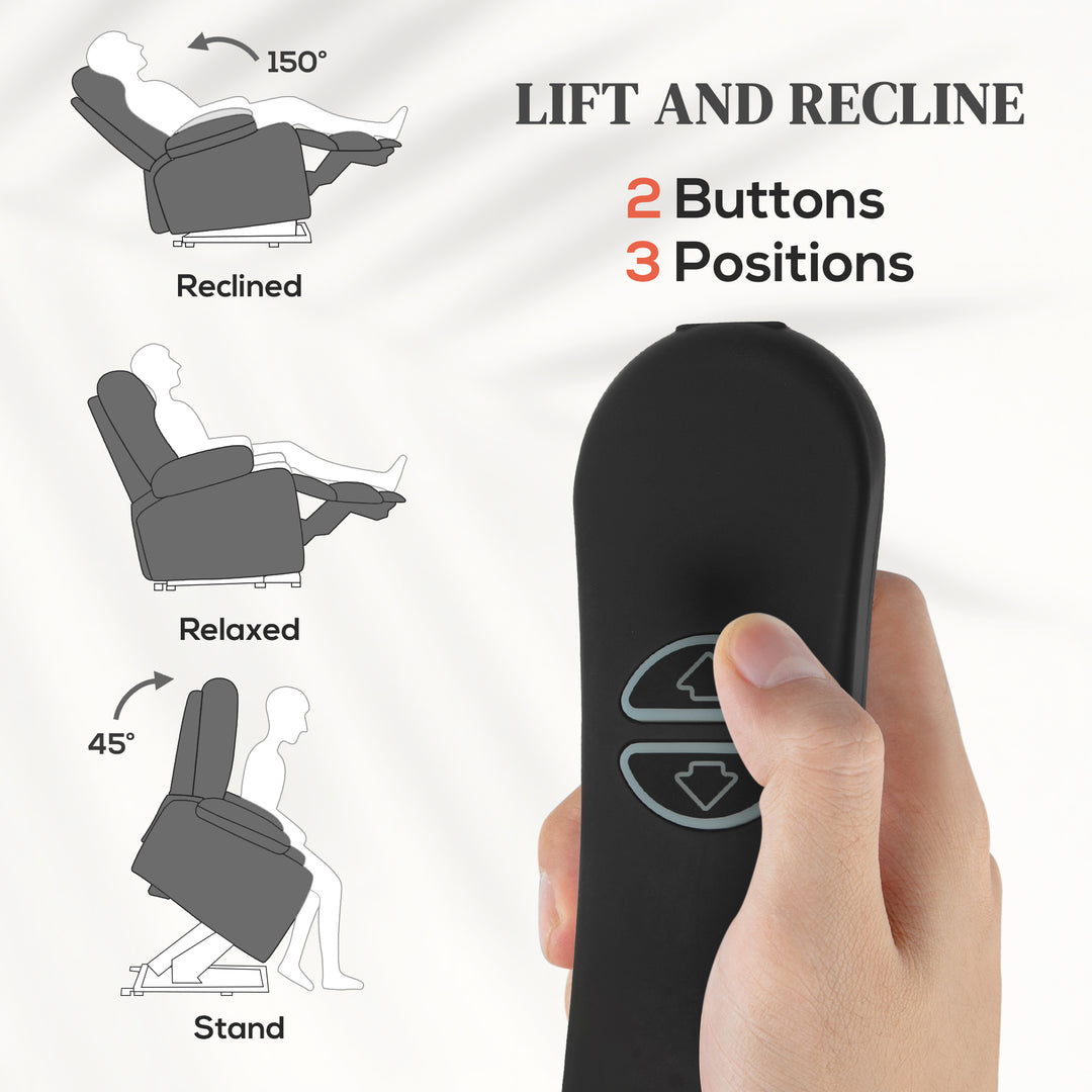Recliner Armchair Lift Chair, Electric Recliner Chair with Vibration M