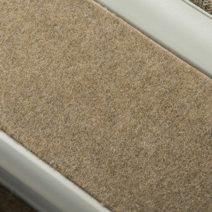 MCL Foldable Four-Step Pet Stairs, for Cats, Small Miniature Dogs, with Non-Slip Mats 62 x 38 x 49.5cm - Grey