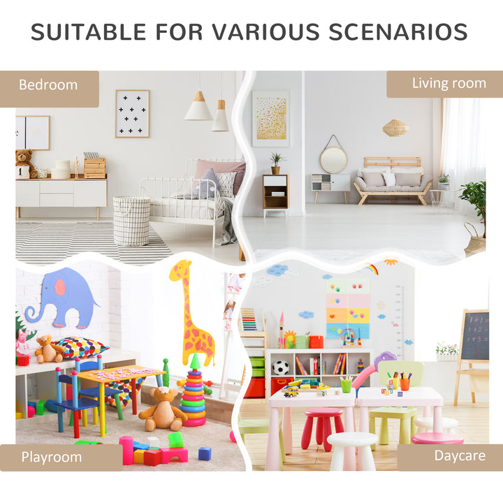 MCL Kids Bookshelf, Toy Organiser, with Storage Drawer, Wheels - Grey