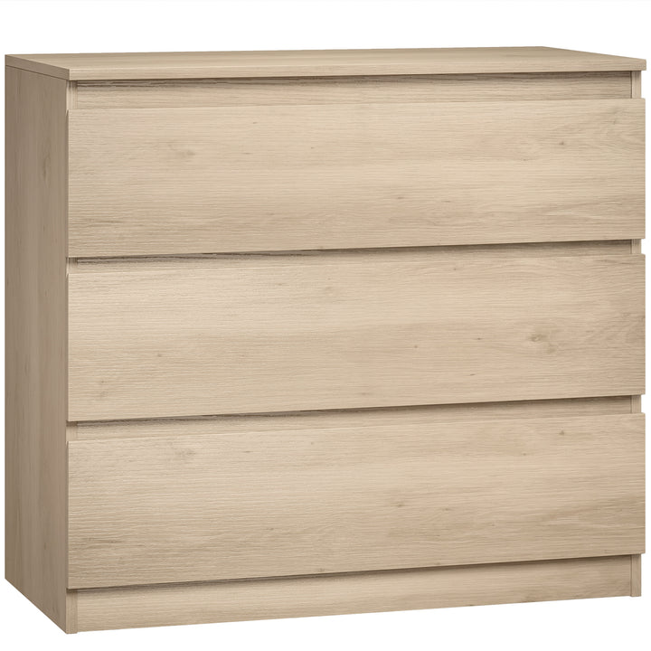 3-Drawer Storage Organiser Unit, Chest of Drawers for Bedroom, Living 