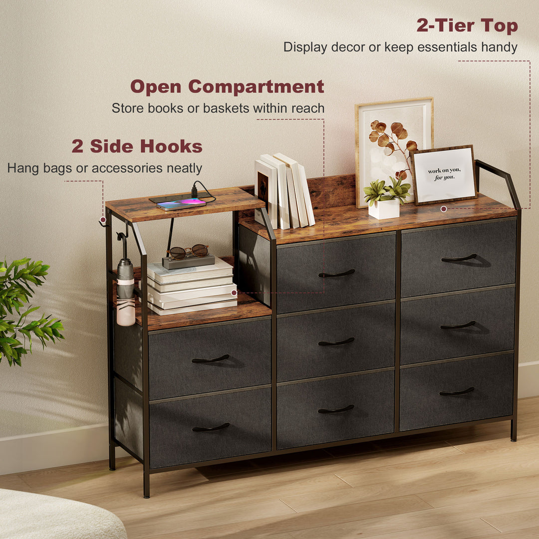 Chest of Eight Drawers, with Charging Station