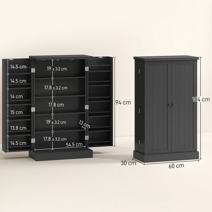 Kitchen Cupboard, Freestanding Multi-Storage Kitchen Pantry Cabinet wi