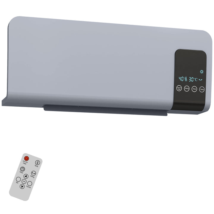 HOMCOM 2000W Wall Mounted Heater, 18-45°C Temperature