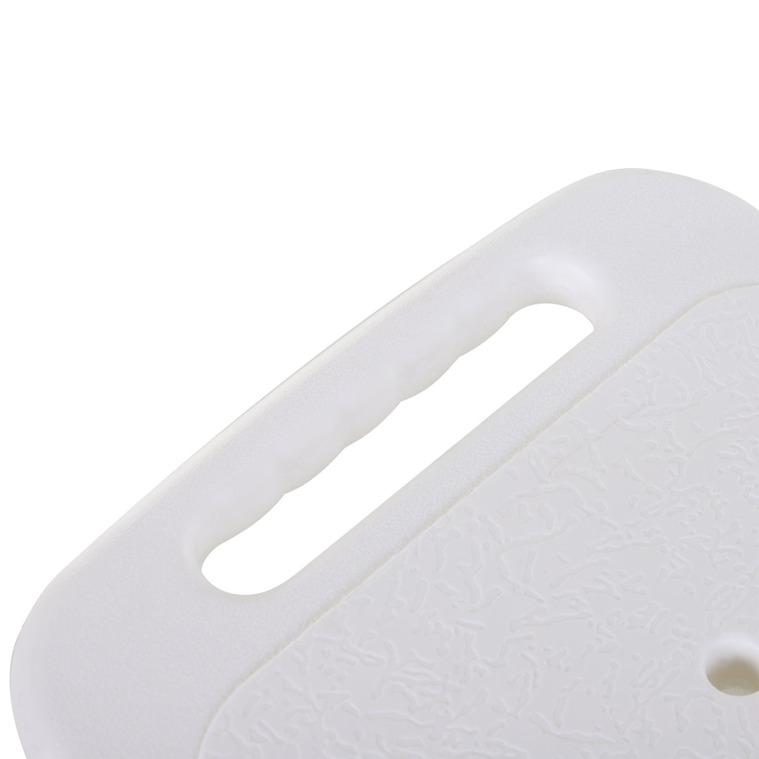 MCL 8-Level Height Adjustable Bath Stool Spa Shower Chair Aluminum w/ Non-Slip Feet, Handle for the Pregnant, Old, Injured