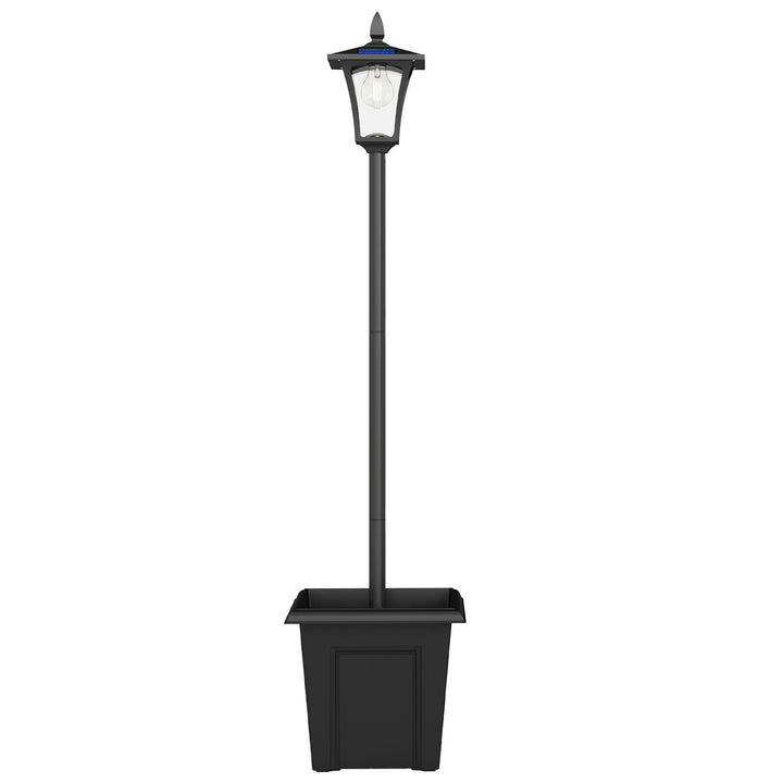 Garden Solar Lamp Post Light, Waterproof LED Solar Light Post with Pla