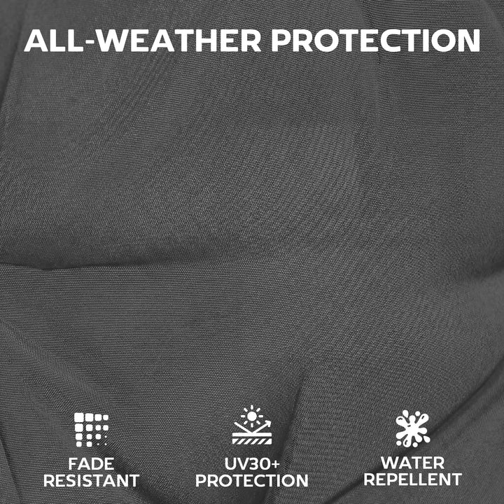 Patio Chair Cushions Set of 4, Waterproof Non-Slip Lounge Chair Cushio