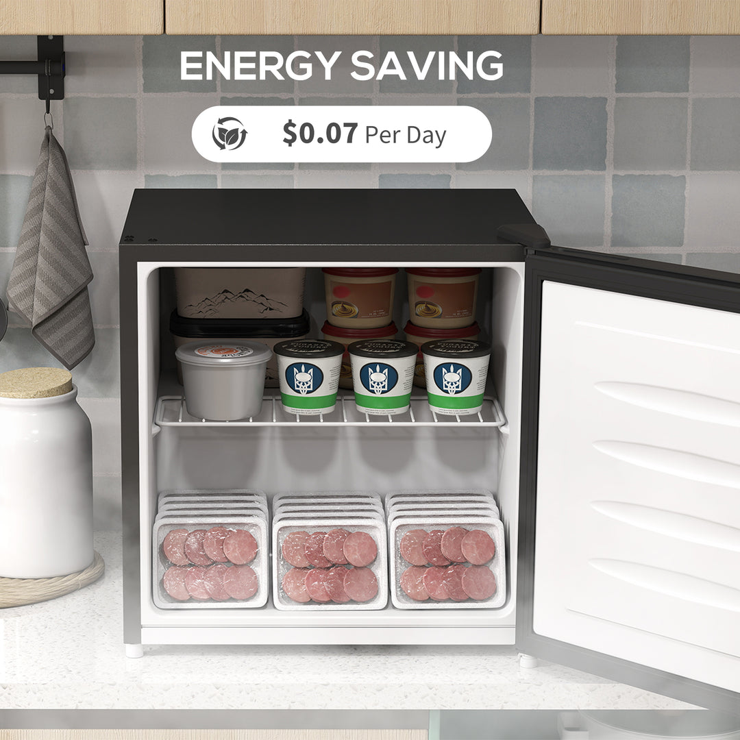 35L Mini Freezer, -24℃ to -14℃ Temperature - Black