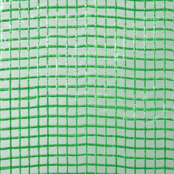 MCL Walk In Tomato Greenhouse Garden Outdoor Mini Greenhouse Flower Planter Steel Frame with Zipped Door & Window, PE Cover, 180 x 100 x 168CM, Green