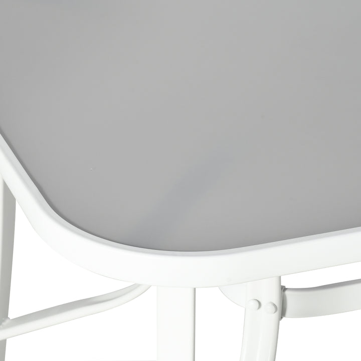 Outsunny Seven-Piece Outdoor Dining Set - Grey
