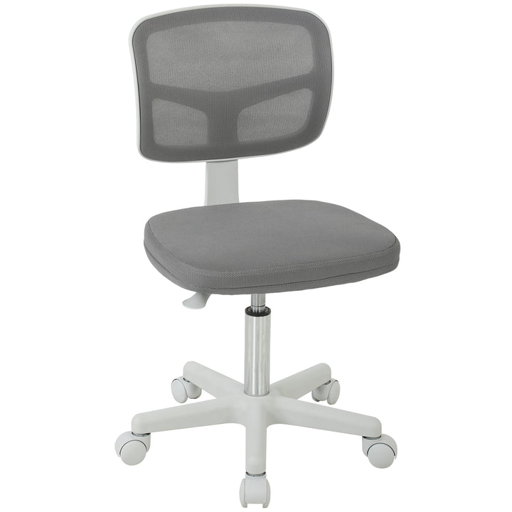 Small Office Chair without Arms, Ergonomic Swivel Mesh Desk Chair with