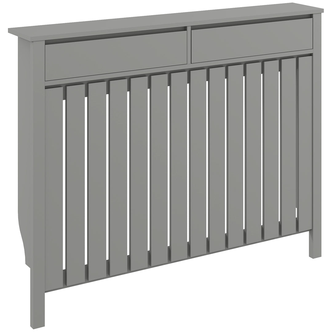 93 x 119cm Modern Radiator Cover - Grey