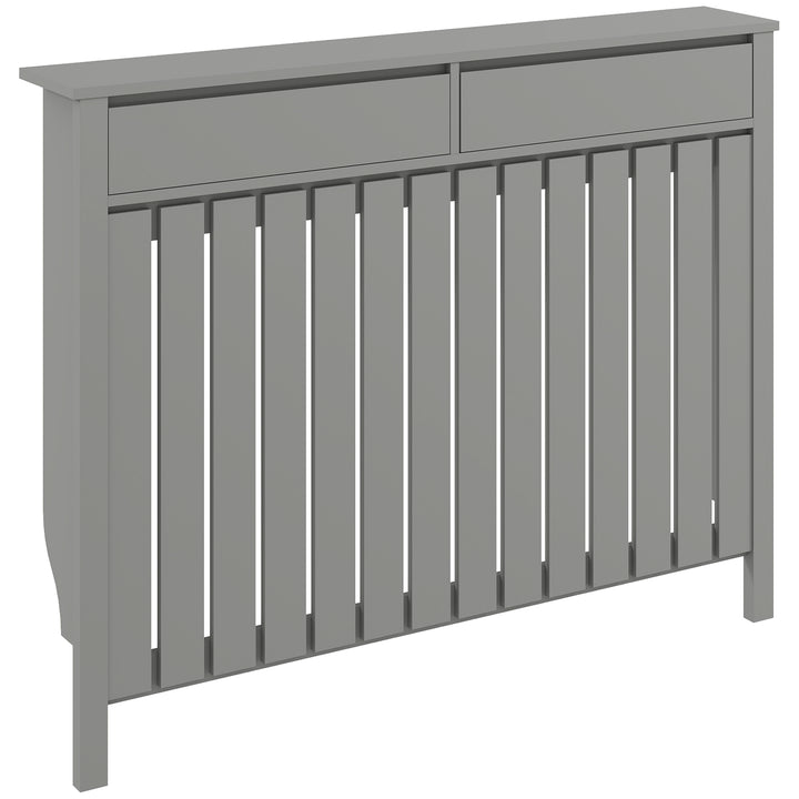 93 x 119cm Modern Radiator Cover - Grey