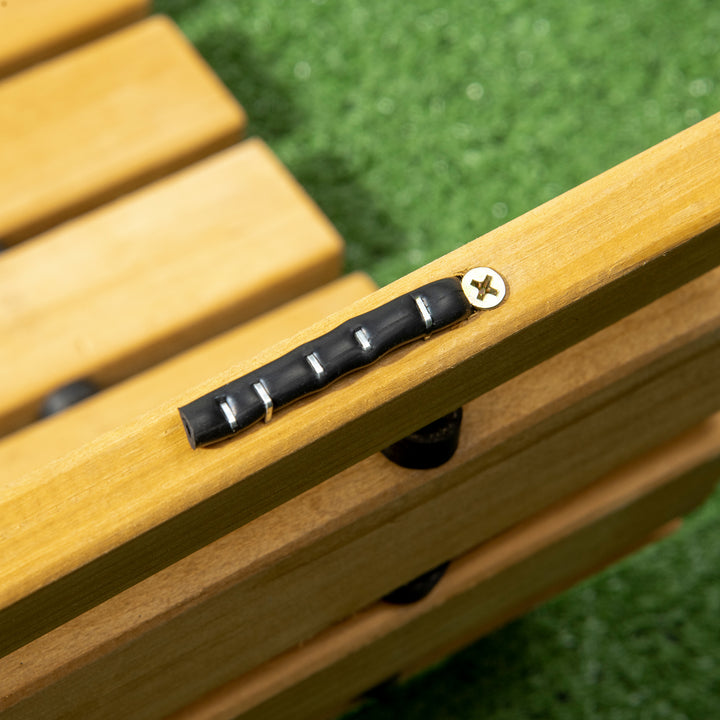Rollable Wooden Garden Pathway Weather-Resistant Walk Way for Wedding 
