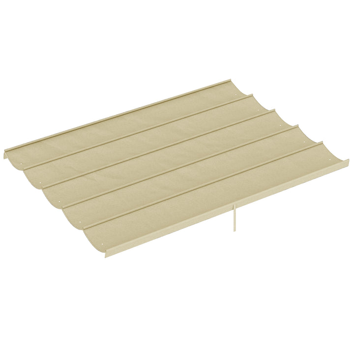 Retractable Pergola Cover, 3.5 x 2.6 m Replacement Canopy Fabric for 4