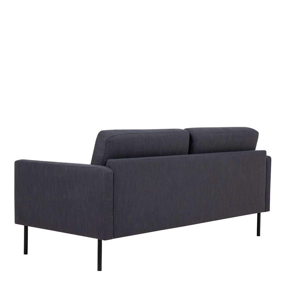 Larvik 2.5 Seater Sofa - Anthracite, Black Legs