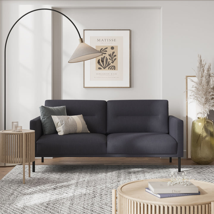 Larvik 2.5 Seater Sofa - Anthracite, Black Legs