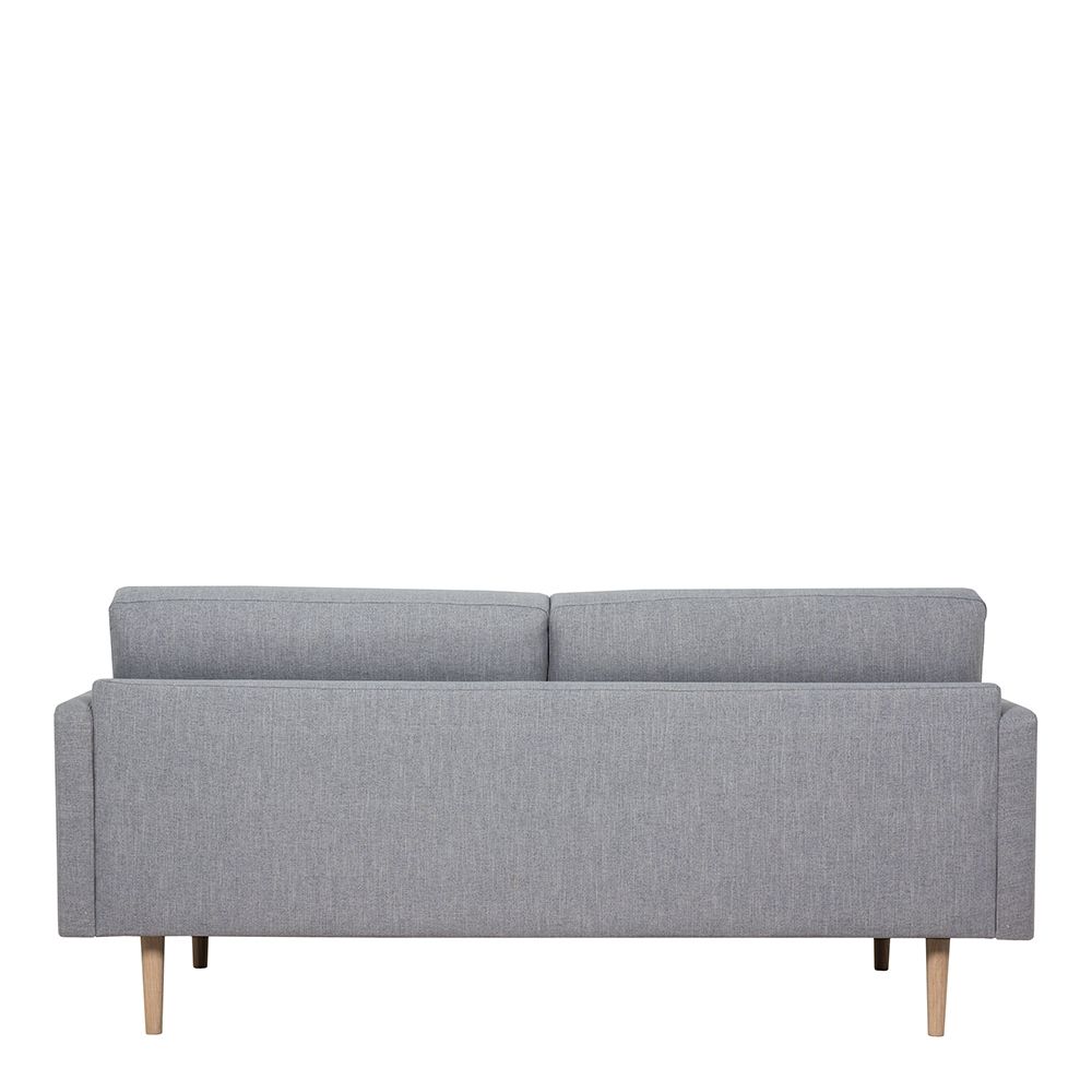 Larvik 2.5 Seater Sofa - Grey, Oak Legs