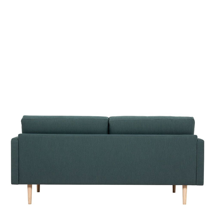 Larvik 2.5 Seater Sofa - Dark Green, Oak Legs