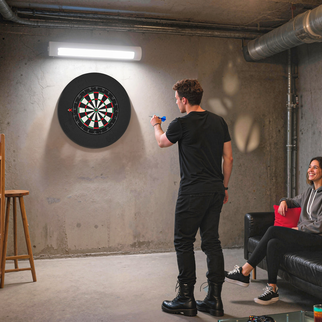 Professional Bristle Dartboard Set with EVA Surround Ring, 6 Steel - view 2