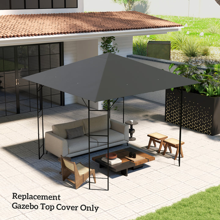3 x 3(m) Gazebo Canopy Replacement Cover, Garden Gazebo Roof Replaceme