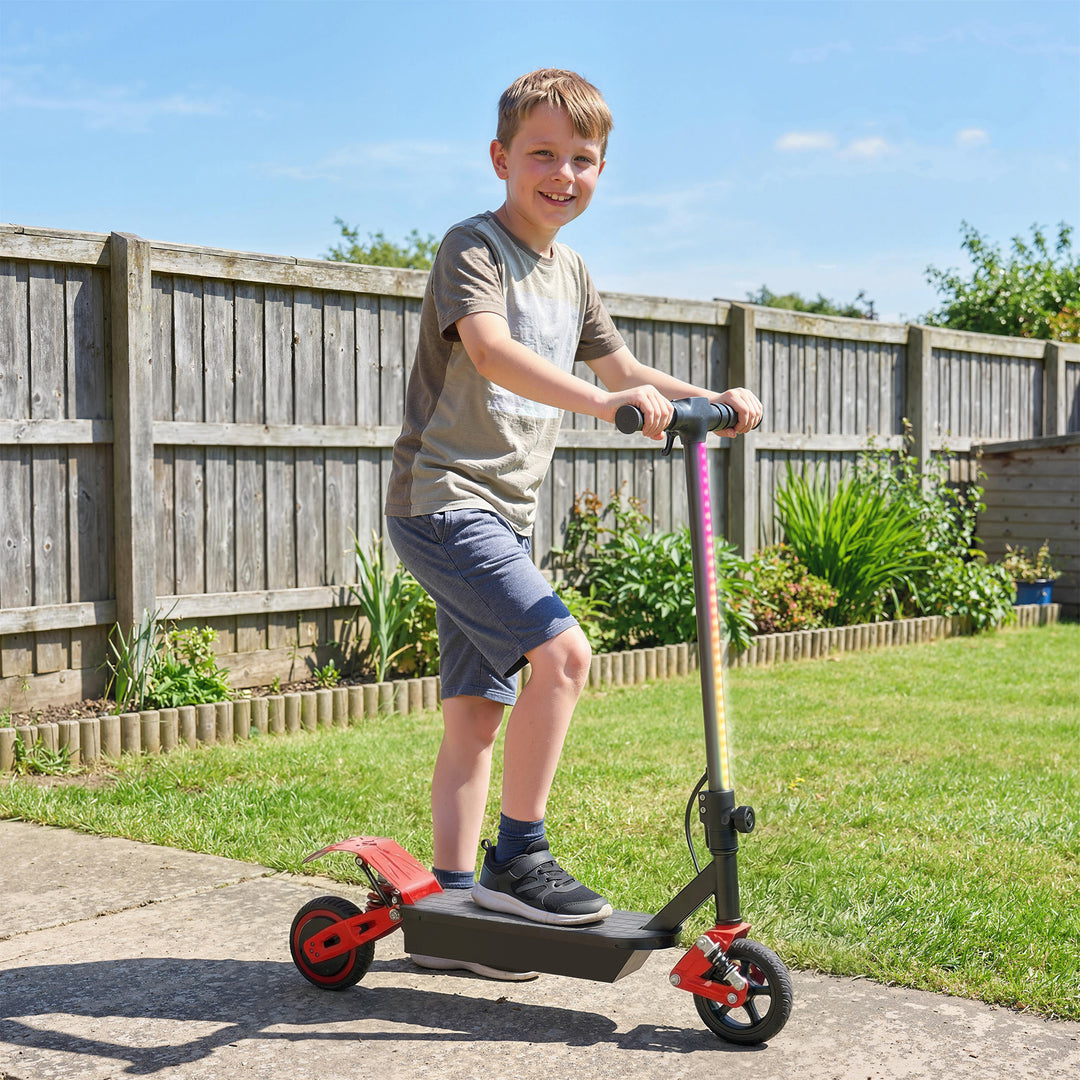 Foldable Kids Electric Scooter with LCD Display, Dual Shock Absorption