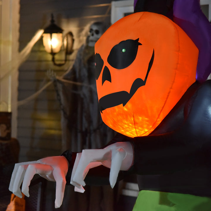 Halloween Pumpkin Ghost Inflatable LED Lights Accessories Scary Ghoul Outdoor Kids Party Theme Display