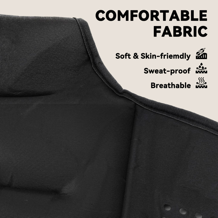 MCL Weighted Vest, 5 kg Weight Vest with Adjustable Straps, Reflective Strips, Black