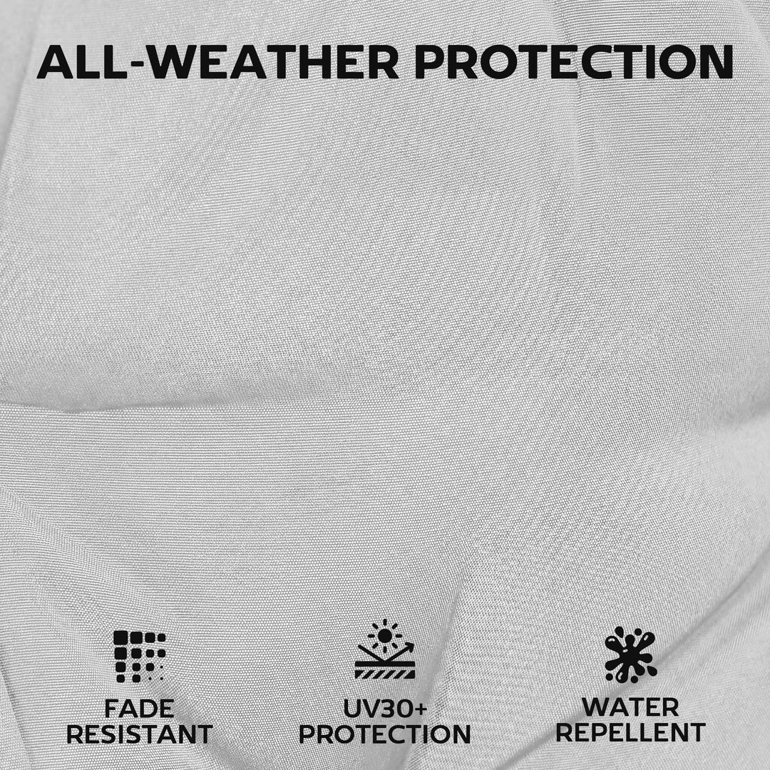 Patio Chair Cushions Set of 4, Waterproof Non-Slip Lounge Chair Cushio