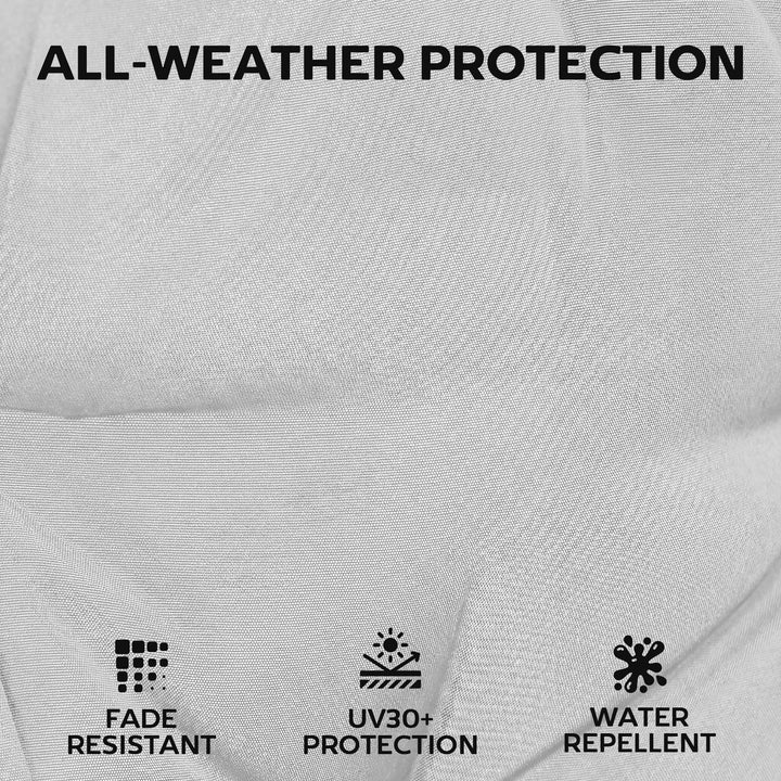 Patio Chair Cushions Set of 4, Waterproof Non-Slip Lounge Chair Cushio