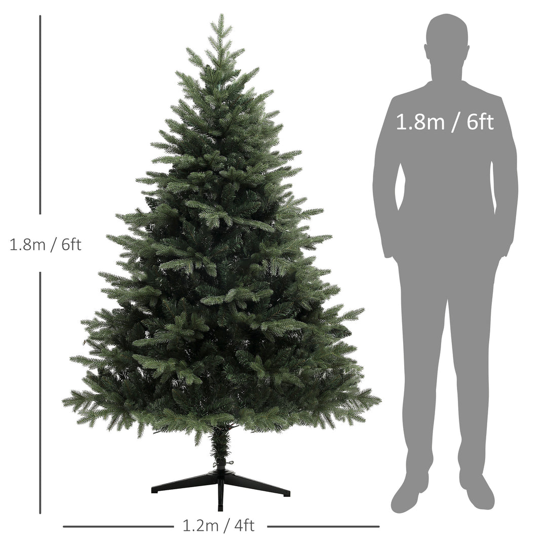 6ft Artificial Spruce Christmas Tree - Green