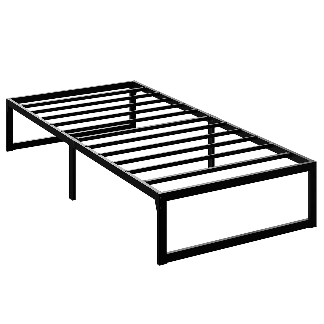 3ft Single Bed Frame with Underbed Storage and Steel Slat Support, 32.