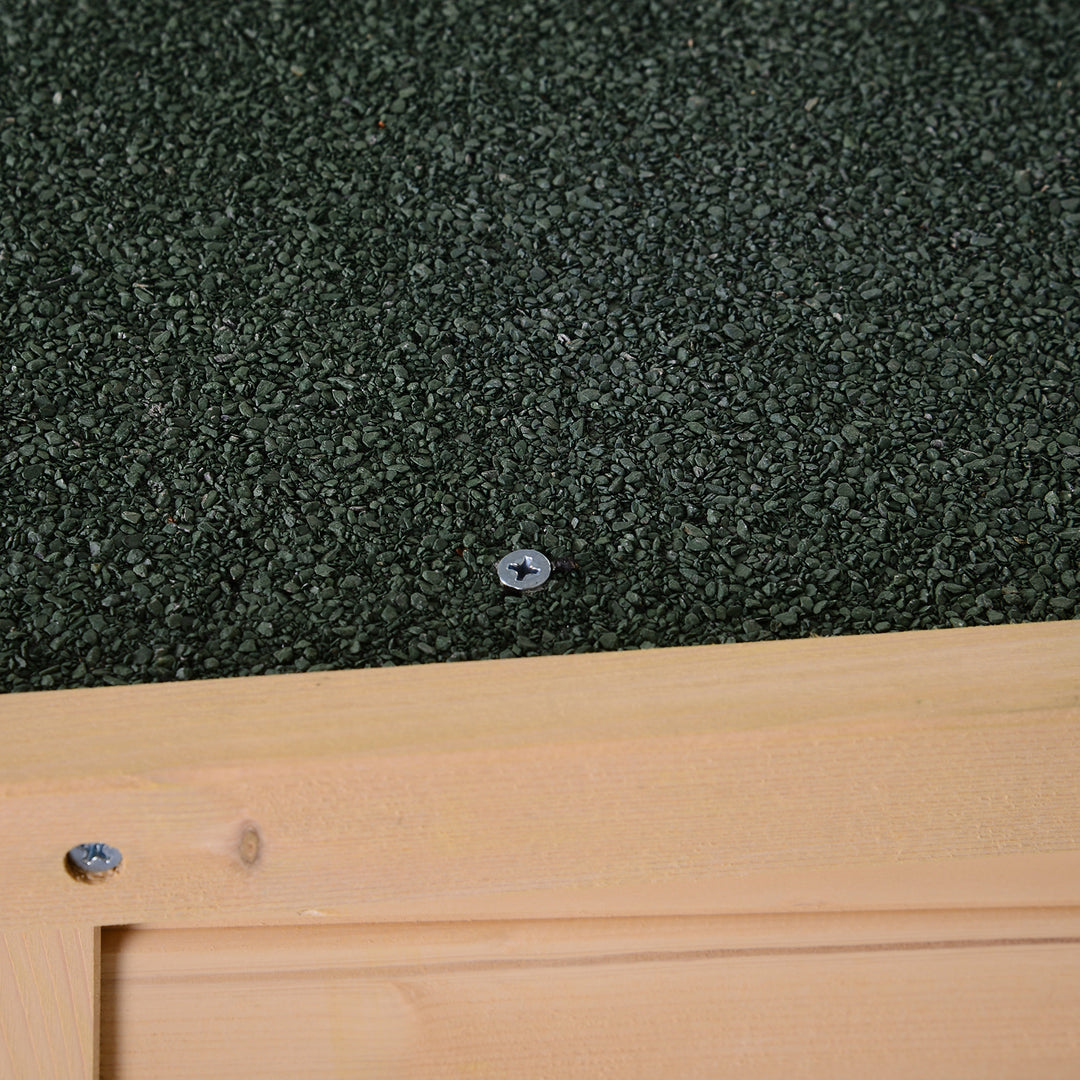 MCL Wooden Small Shed, Garden Storage Shed with Shelves and Bolt Latch, 75L x 56W x115H cm, Natural