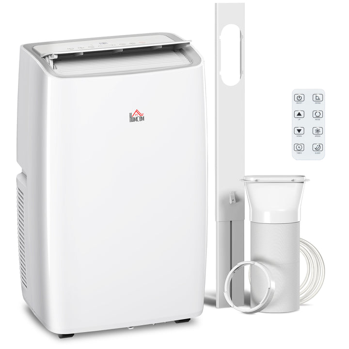 Portable Air Conditioner 12000 BTU, 4-in-1 Air Conditioning Unit, Dehumidifier, Cooling, Fan, Sleep Mode with 3 Speeds, Remote Control, LED Display, 24H Timer, Window Kit, Children Lock, 35m²