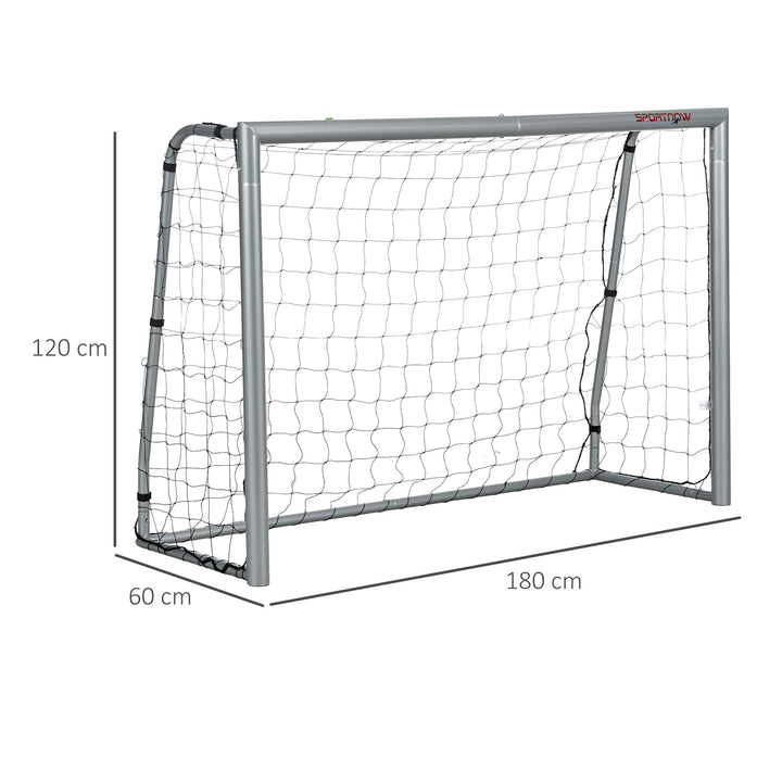 SPORTNOW Rapid-Set Football Net: 6ft x 2ft Garden Goal with Ground Pegs, Sturdy Outdoor Sports Gear. | Aosom UK